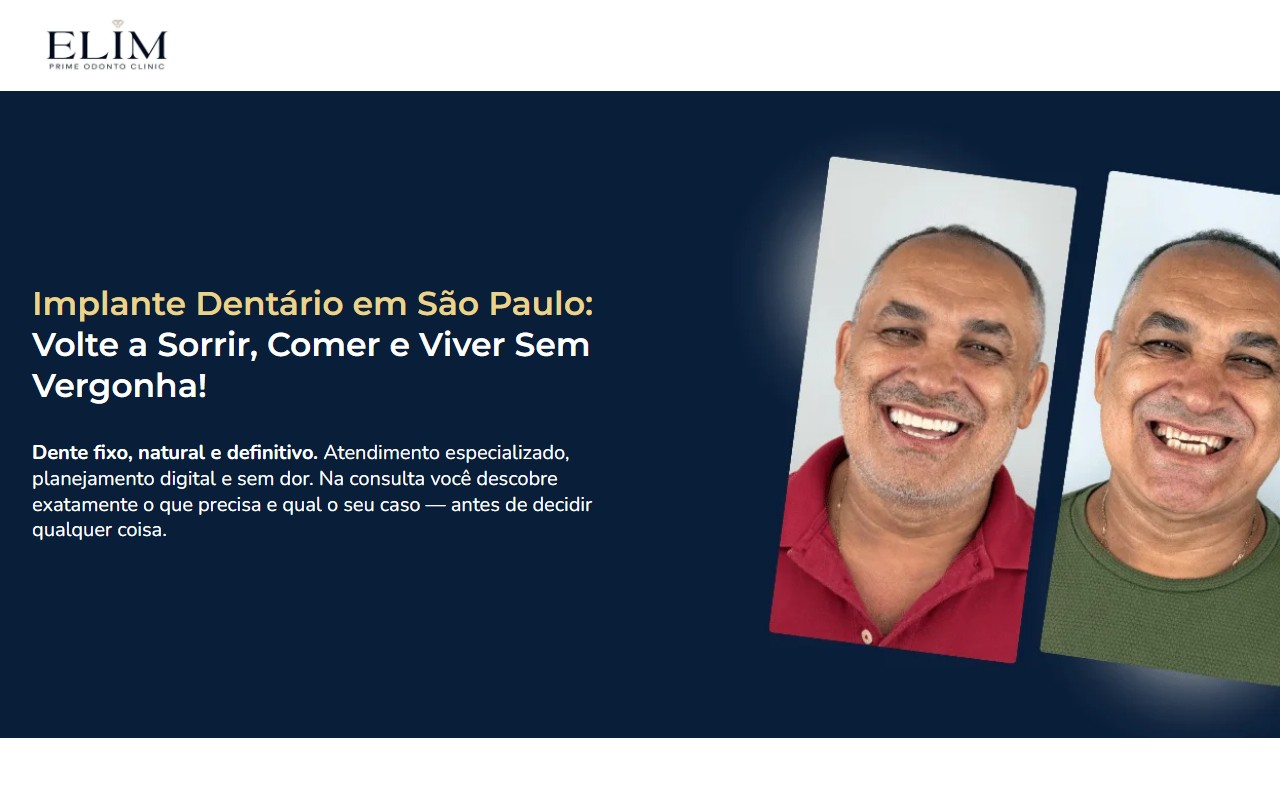 Elim Prime — Implantes Dentários